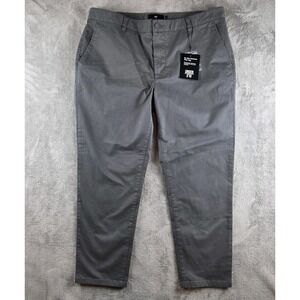 NWT Under 510 Core Stretch Gray Chino Pants Mens 36x26 Cotton Twill U510
